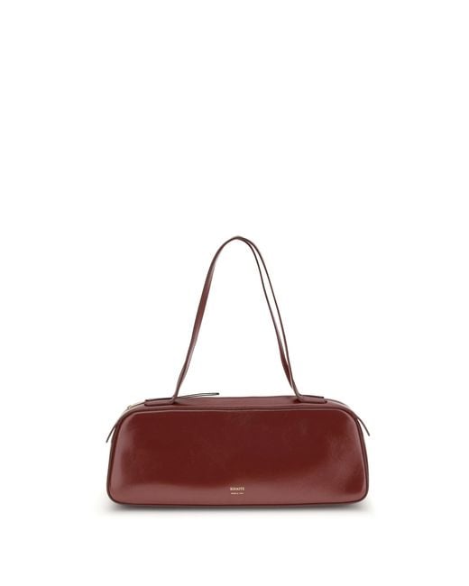 Khaite Red Simona Shoulder Bag Oxblood