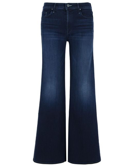 Mother Blue The Twister Sneak Dark Jeans