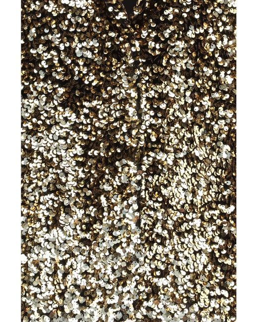 Ella Black Single-Breasted Jacket Sequin
