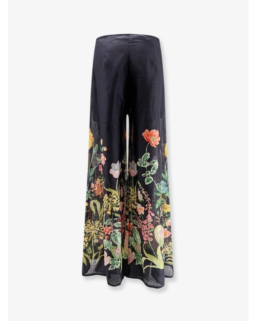 Lavi Blue Trousers Frangipane Ramie