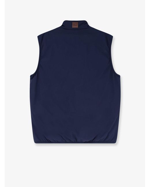 Dior Blue Dior Sleeveless Jacket With Padding for men