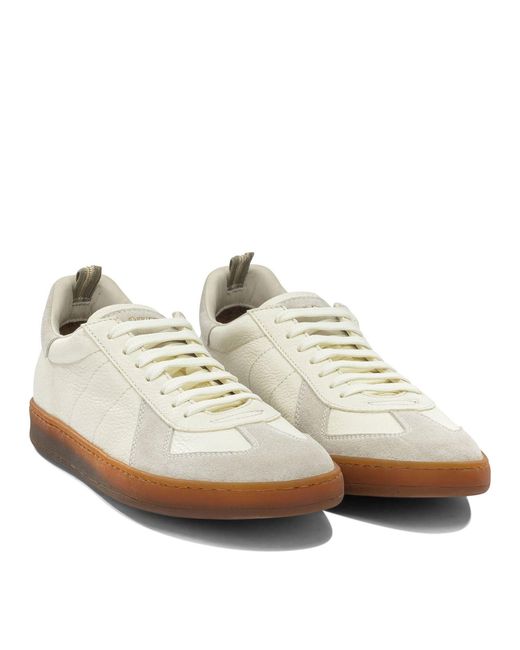 Officine Creative White Militia Low-Top Sneakers for men