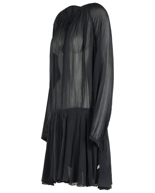 Isabel Marant Black 'Bess' Viscose Dress