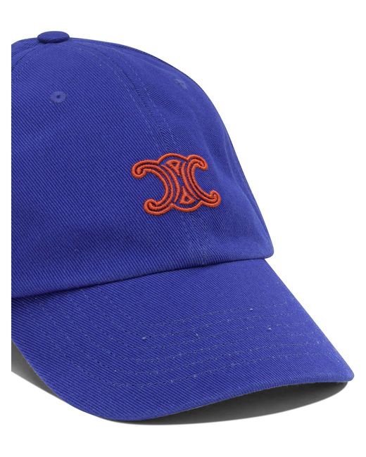 Céline Blue Triomphe Baseball Hat for men
