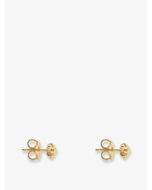 Bottega Veneta Natural Brass Earrings