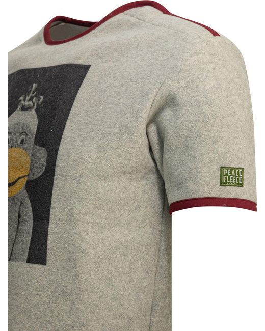 Kapital Gray Nanesaku Crewneck Sweatshirt for men