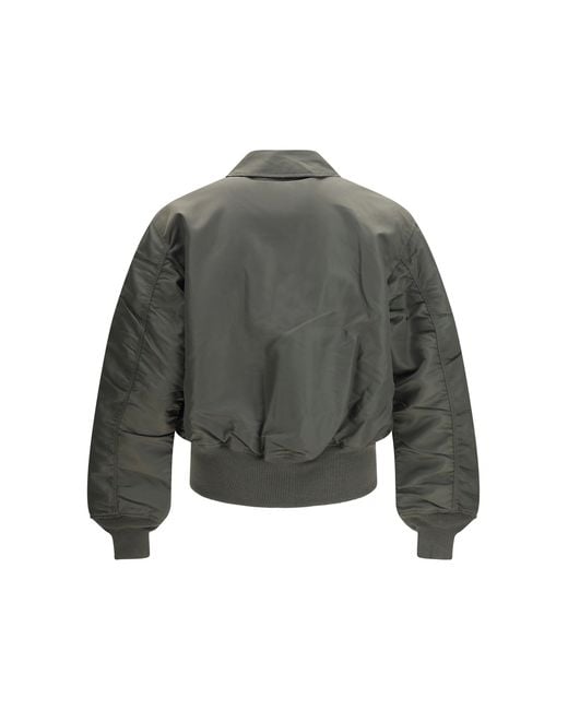 GR10K Gray Bomber Jacket Nylon for men