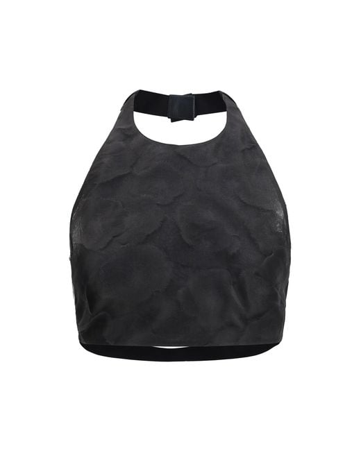 Max Mara Black Fumetto Cropped Top