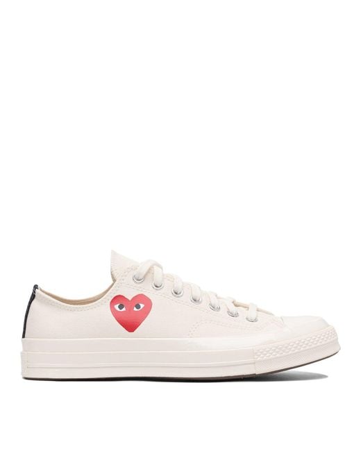 COMME DES GARÇONS PLAY Pink "Comme Des Garçons X Converse Chuck Taylor '70" Sneakers