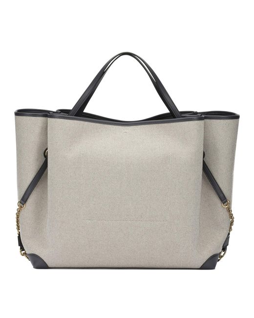 Chloé Natural "Clover" Large Shoulder Bag