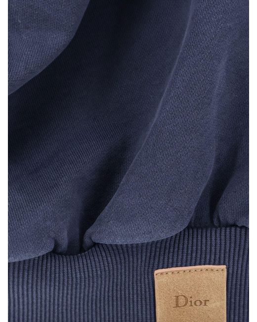 Dior Blue Dior Cotton Sweatshirt for men