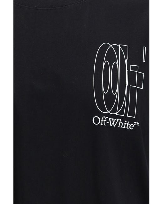 Off-White c/o Virgil Abloh Black Big Double Arrow T-Shirt for men