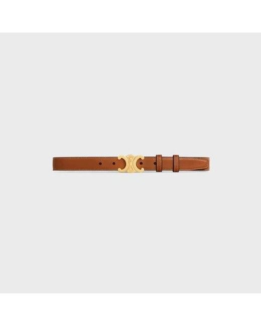 Women's Brown Triomphe Belt