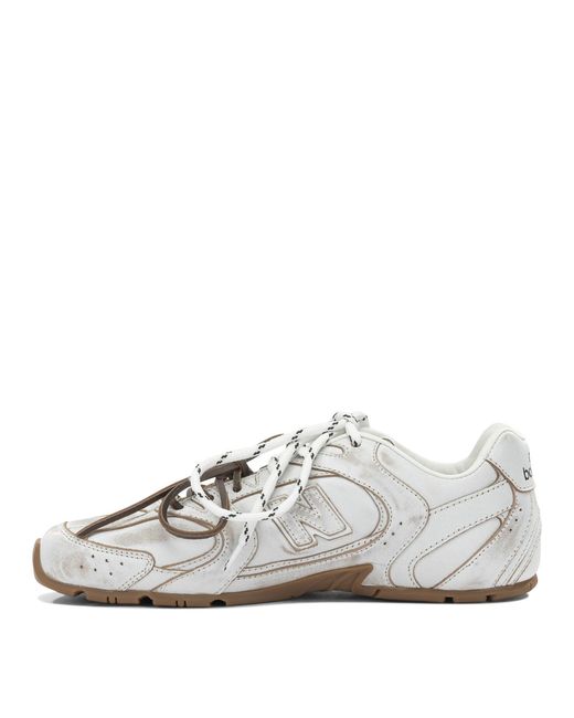 Miu Miu White New Balance X 530 Sl Sneakers