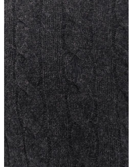 Polo Ralph Lauren Blue Wool And Cashmere Cable Knit Sweater for men
