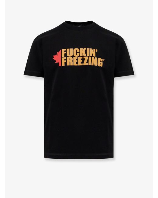 DSquared² Black Cool Fit Cotton T-Shirt for men