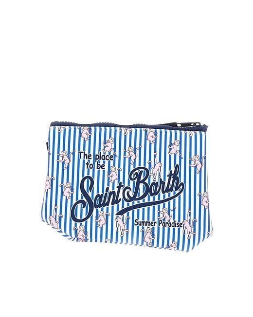 Mc2 Saint Barth Blue 'Aline' Neoprene Pouch for men