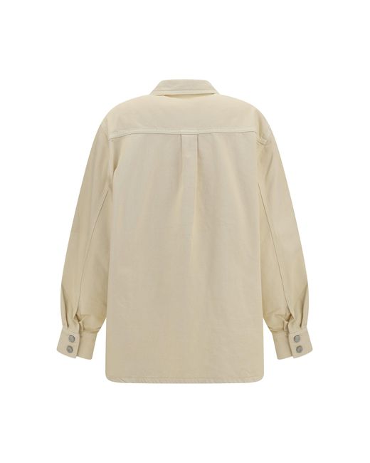 Magda Butrym White Denim Shirt