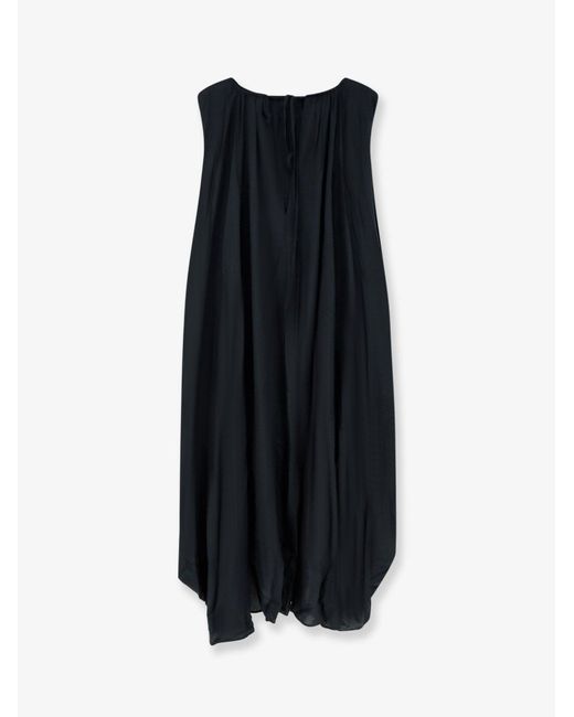LAMRONS Black Dress Modal And Silk Blend