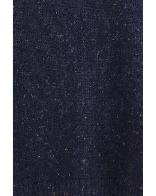 Fabiana Filippi Blue Bouclé Yarn Sweater