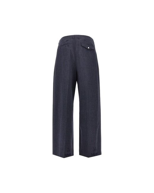THESTROY Blue Wide-Leg 'Inno' Pants for men