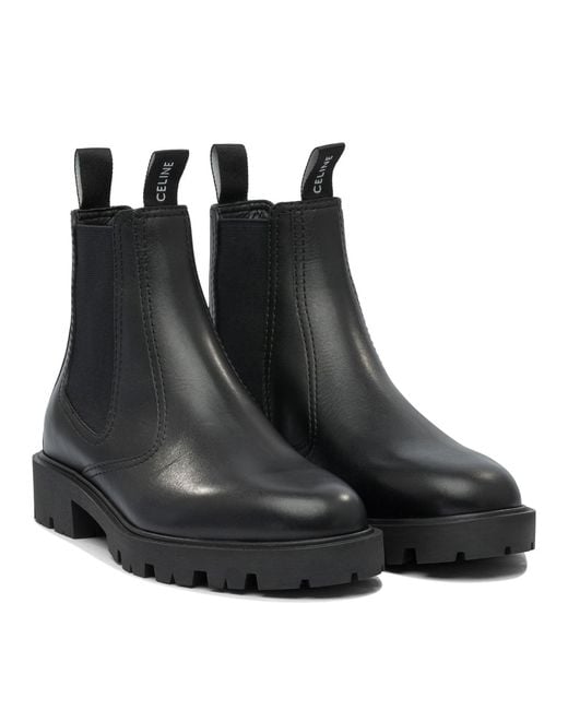 Céline Black Ankle Boots