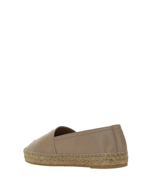 Saint Laurent Natural Lambskin Espadrilles