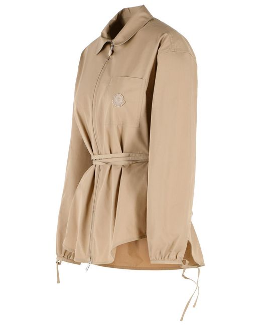 Moncler Natural Cotton Shirt