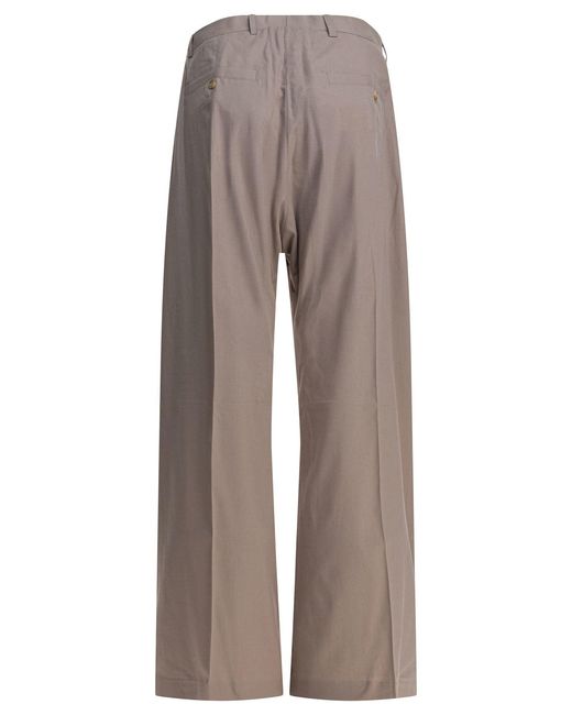 Rick Owens Gray "Tailored Wide Belas" Pants