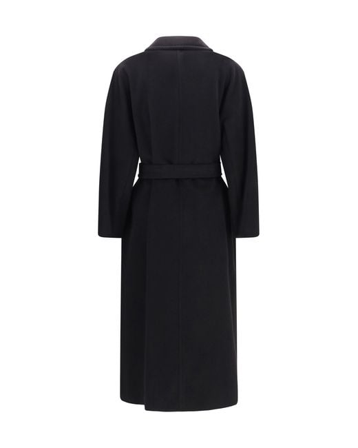 Max Mara Black 101801 Madame Coat