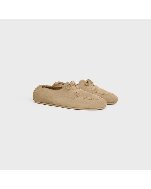 Céline Natural Adam Lace-Up Loafers