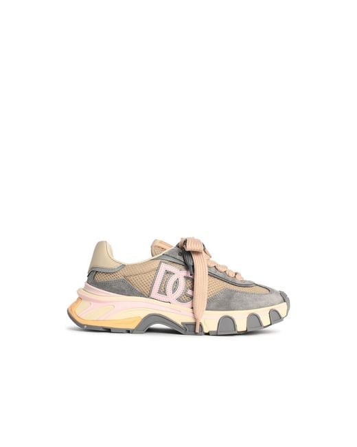 Dolce & Gabbana White 'Airmaster' Sneakers