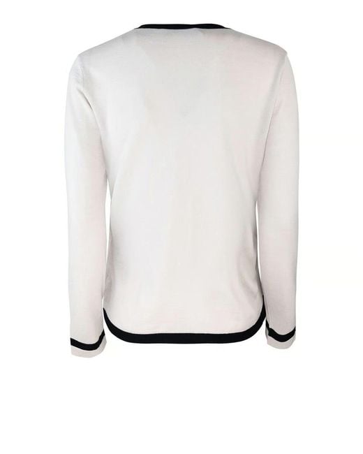 Max Mara White "Kenya" Cardigan