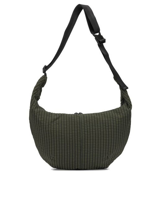 Comme des Garçons Metallic "Grid Check" Large Shoulder Bag for men