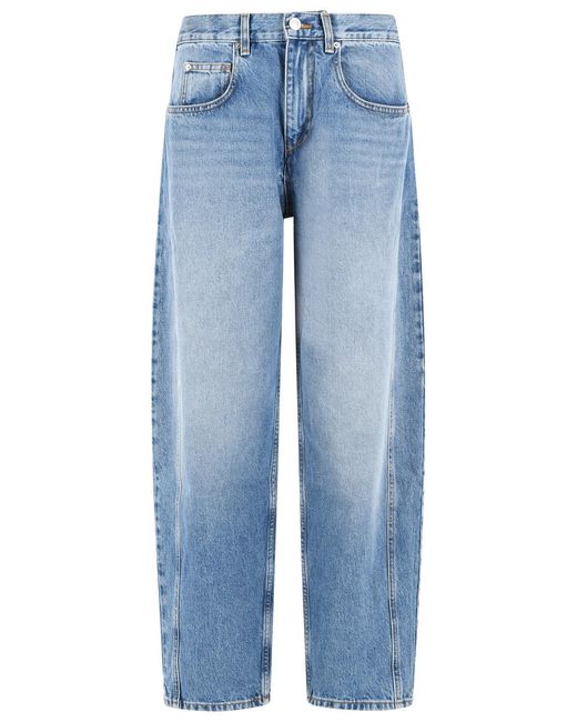 Isabel Marant Blue 'Oriane' Light Denim Jeans