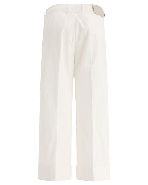 Jacob Cohen White Selena Trousers
