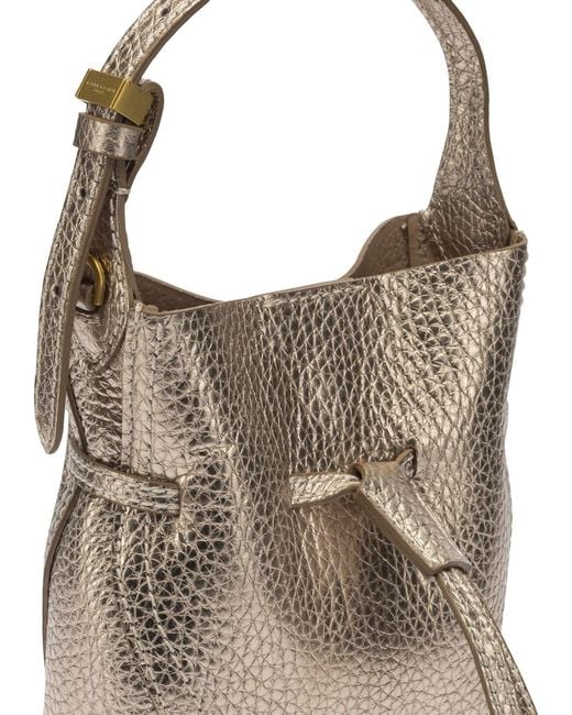 Gianni Chiarini Natural Bronze Leather Handbag