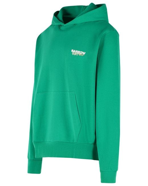Barrow Green Cotton Sweatshirt for men