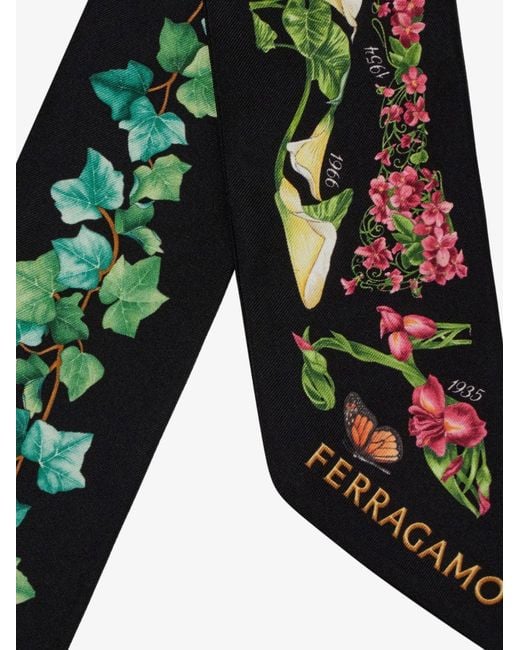 Ferragamo Green Silk Bandeau