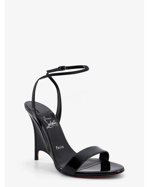 Christian Louboutin White Zeezeenella Leather Sandals