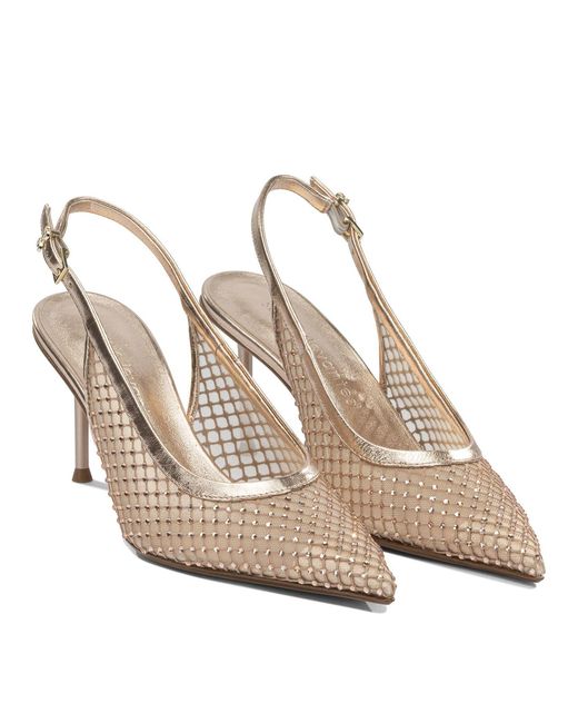 Sergio Levantesi White "Greta6 70Mm" Slingback