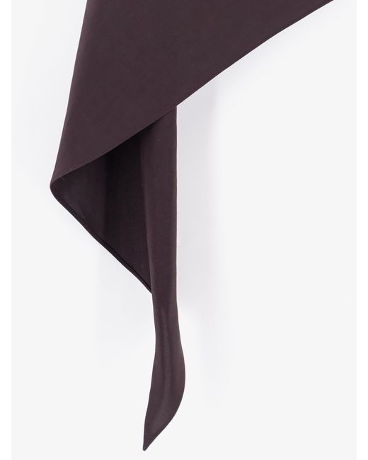 Alaïa Purple Skirts Carta Viscosa
