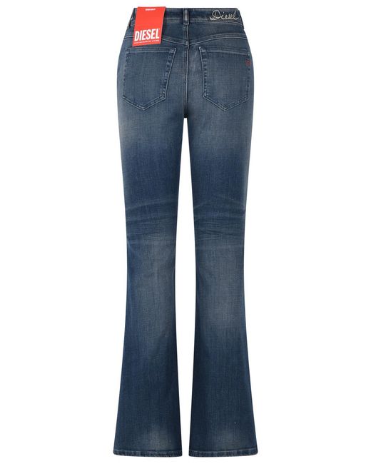DIESEL Blue 'D-Partt' Stretch Denim Jeans