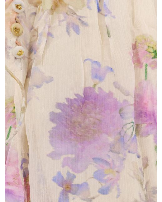 Zimmermann White Jumpsuit Luna