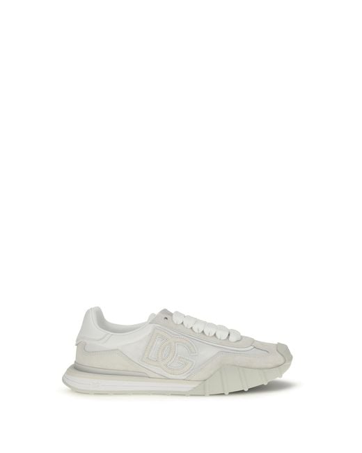 Dolce & Gabbana White Dg Athletic Sneakers for men