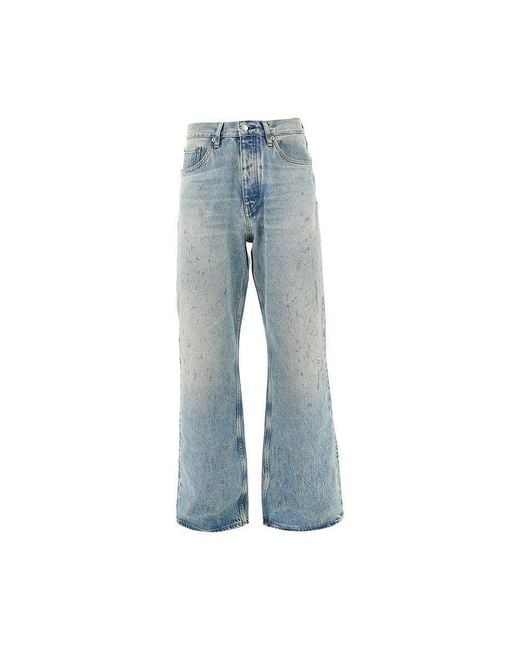 sunflower Blue Relaxed Boot Jeans for men