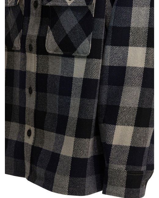 Human Made Wool Overshirt Jacket Jackets And Coats Black for men