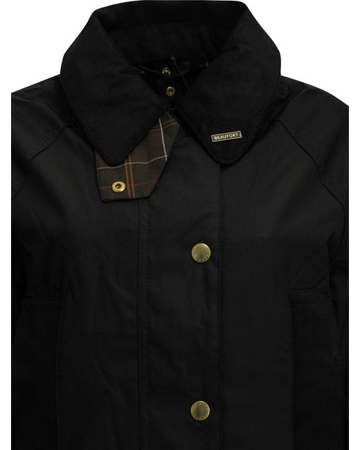 Barbour Black "Modern Beaufort" Raincoat