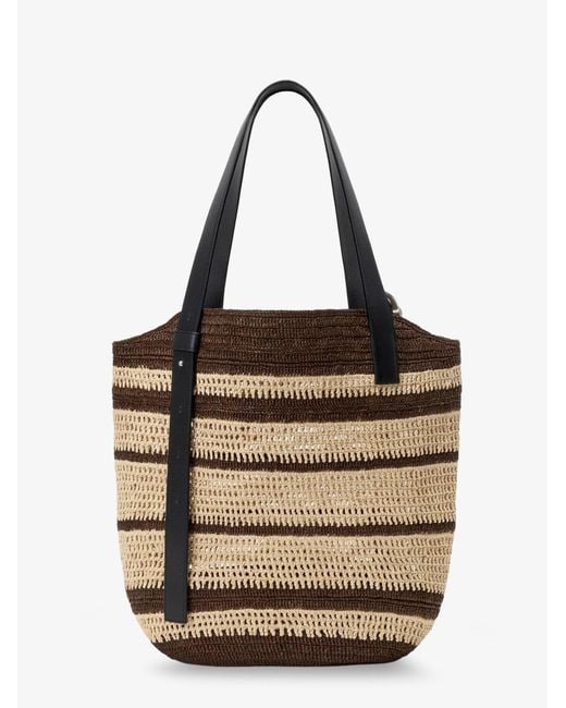 Loewe Natural Paula's Ibiza Two-Tone Raffia Loop Shopping Bag for men