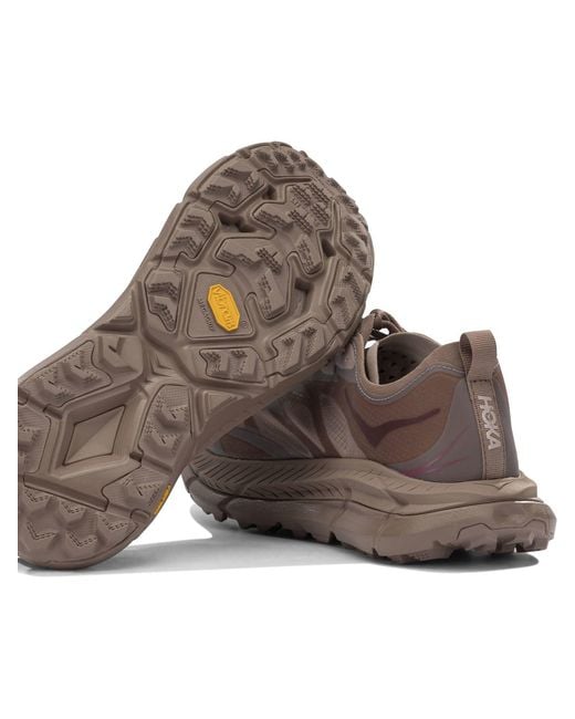 Hoka One One Brown Mafate Speed 4 Lite Low-Top Nylon Sneakers